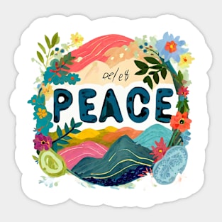 Peace Sticker